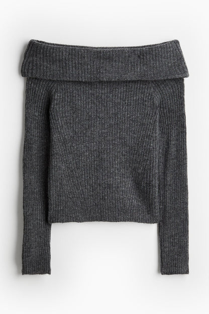 Soly | Sweter z odkrytymi ramionami