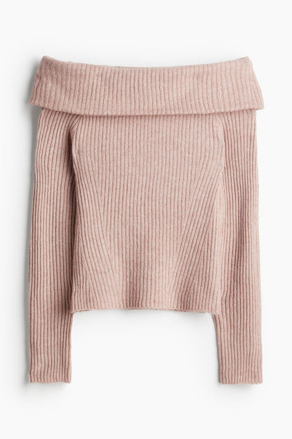 Soly | Sweter z odkrytymi ramionami
