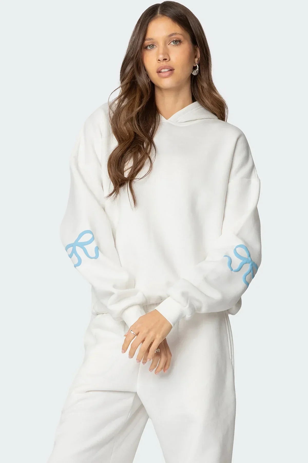 Delilah I Loungewear Niezbędny zestaw oversize'owej bluzy z kapturem i spodni