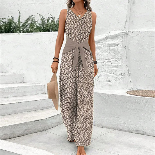 Klaudia | Elegancki kombinezon damski z bawełny premium, klasyczny