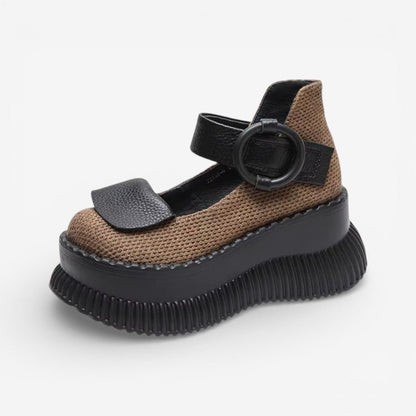 Arya | Buty damskie na wysokim obcasie, paski z klamrą, antypoślizgowa podeszwa