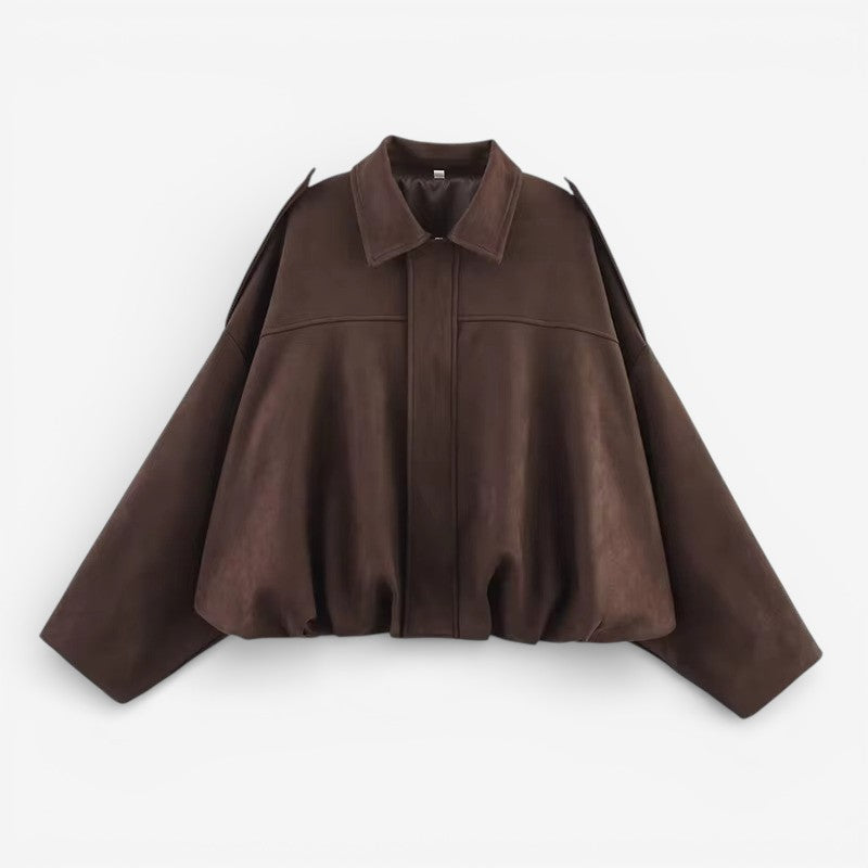 Karolina | Kurtka damska z długim rękawem i wykładanym kołnierzem, przejściowa