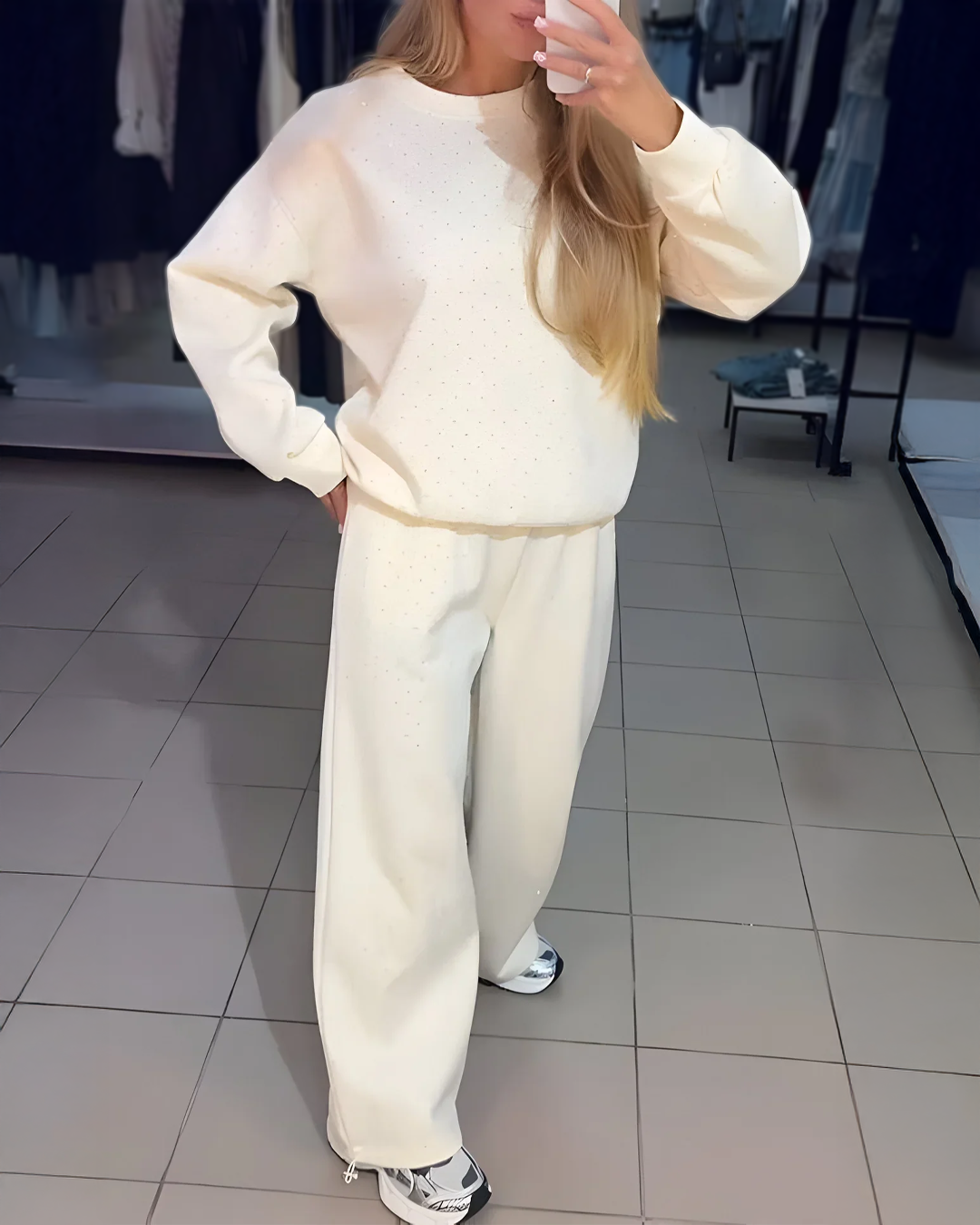 Lily | Elegancki damski komplet biżuterii z motywem diamentu