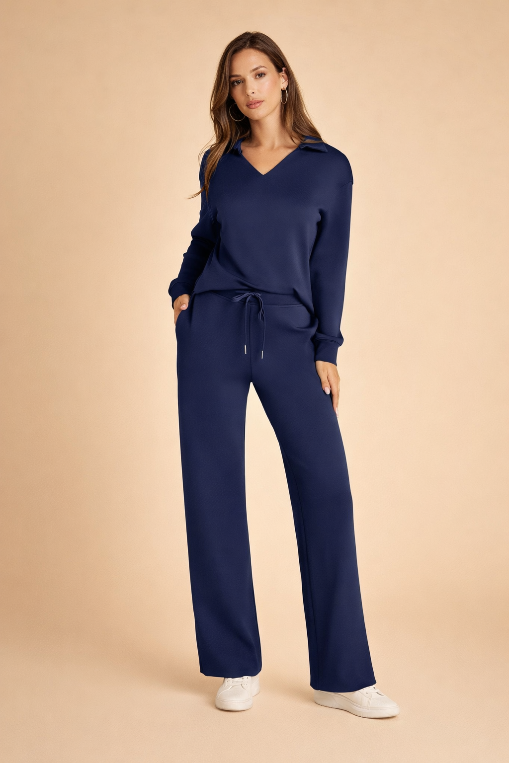 Lacey | Damski komplet dwuczęściowy casualowy na co dzień, elegancki komfortowy krój