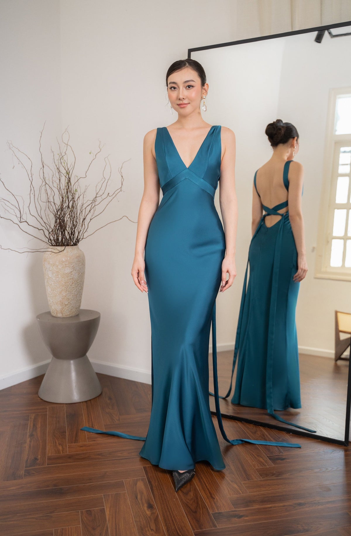 Selina | Elegancka suknia wieczorowa damska, szykowny i luksusowy fason