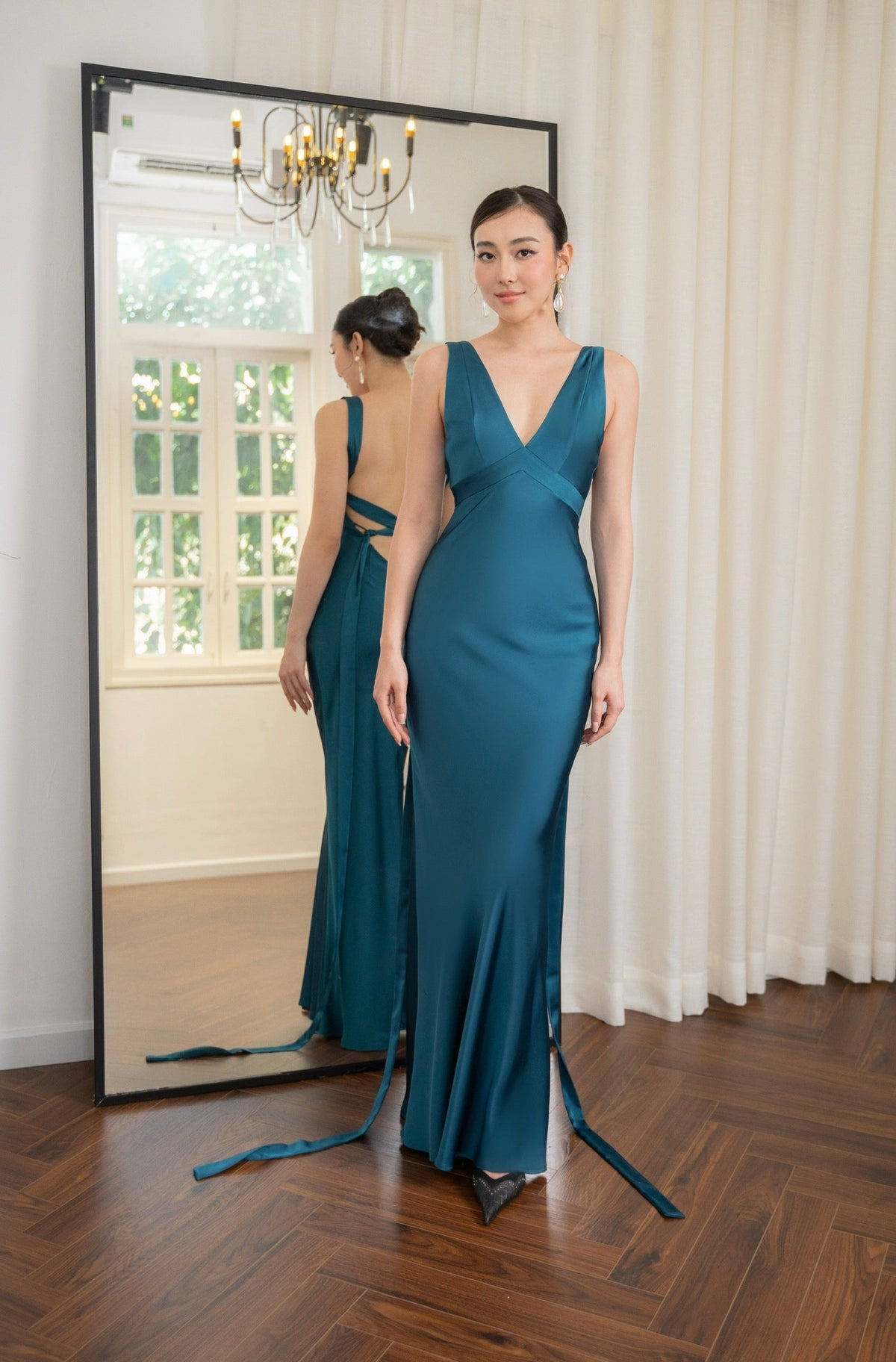 Selina | Elegancka suknia wieczorowa damska, szykowny i luksusowy fason