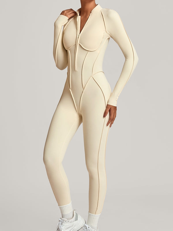 Loretta | Damskie body z kontrastowymi przeszyciami, dopasowany fason, nowoczesny i elegancki styl